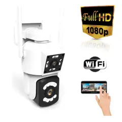 SEISA - Cámara Seguridad de doble lente - WiFi Sensor Movimiento Smart Inalambrica