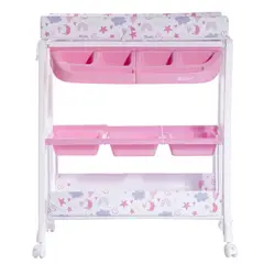 EBABY - Bañera Cambiador NATIEL 815-1 Rosado