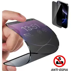 GENERICO - Mica Anti Espía Para iPhone 16 Pro Ceramica Mate Anti-Espía