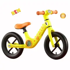 GENERICO - Bicicleta de Equilibrio DINOSAURIO para Niños Color Amarillo