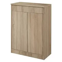 TU MESITA - Zapatera Moderna Berlina color Roble 2 puertas 1 Cajón