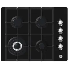 GENERAL ELECTRIC - Cocina CGG6025V1 Empotrable a Gas Vidrio Negro