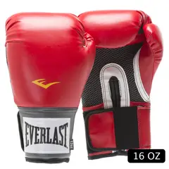 EVERLAST - GUANTE BOX EVE PRO STYLE TRAINING ROJO 16OZ