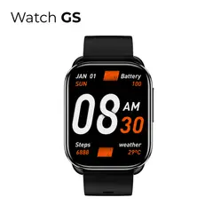 QCY - Watch GS Reloj Inteligente Recibe Llamadas IPX8 Hasta 10 días - BK