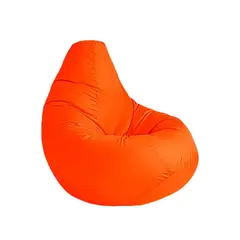 HOGAR & SPACIOS - HYS PUFF PERA ANARANJADO NARANJA