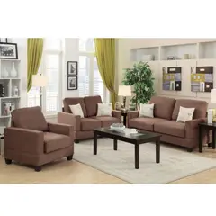 HOGAR & SPACIOS - HYS SALA 3 2 1 CHRIS CHOCOLATE