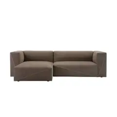 HOGAR & SPACIOS - HYS SECCIONAL IZQUIERDO FENDI MARRON