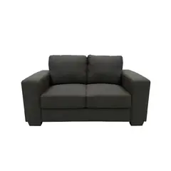 HOGAR & SPACIOS - HYS SOFA 2 CUERPOS DANIEL GRIS OSCURO