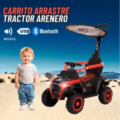GENERICO - Carro Juguete Arrastre Tractor con Bluetooth para niño