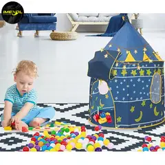 GENERICO - Castillo carpa Armable Para Niños - Color AZUL