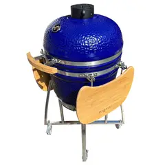 HIGRILL - Kamado Clasico 22 Pulgadas Azul Brillante