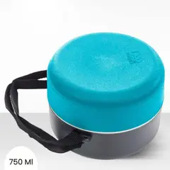 POLIMES - Termo de Comida clasico Lunchy Turquesa 750 Ml