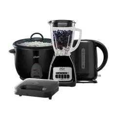 OSTER - Combo Licuadora + Arrocera + Hervidor + Sandwichera