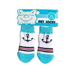 GENERICO - Pack x 1 Set de medias antideslizantes ancla talla XL