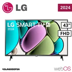 LG - TELEVISOR 43' 43LR6000PSA FHD SMART TV AÑO 2024 THINQ AI WEBOS