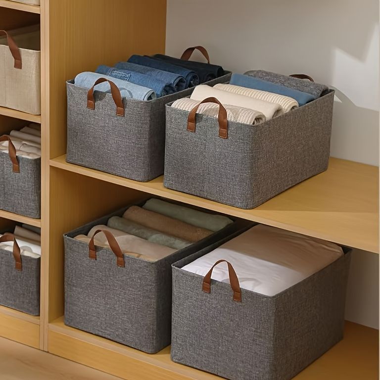 Set x 4 Cajas Organizadoras De Ropa Para Closet