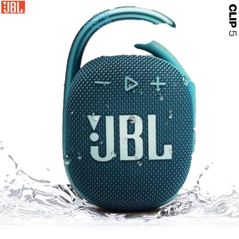 JBL CLIP 5 Parlante Azul Portatil Acuatico IP67 Extra Bass