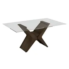 HOGAR & SPACIOS - HYS COMEDOR PARA 6 SILLAS CIRA MARRON