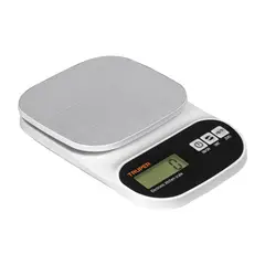 TRUPER - Balanza digital para cocina plato de acero inox5kg