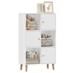 GENERICO - Librero Infantil con 3 Puertas Rika Blanco Amore Home