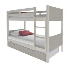 HOGAR & SPACIOS - HYS CAMAROTE 2 PLZ LUAN GRIS CLARO