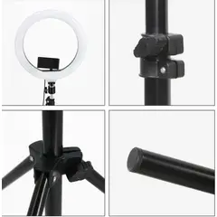GENERICO - ARO DE LUZ CON TRIPODE DE 1.55 CM