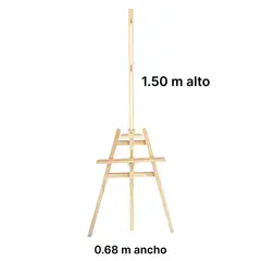 IMPORTADO MC - Caballete de madera para todo tipo de eventos  1.50m