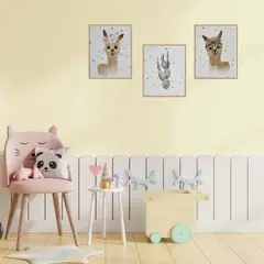 GENERICO - SET DE CUADROS DECORATIVOS - ALPACAS