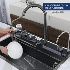 GENERICO - LAVADERO MULTIFUNCION COCINA 5 TECLAS DIGITAL