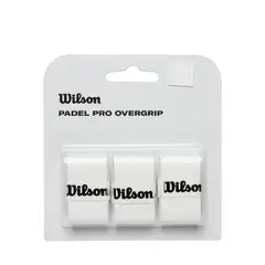 WILSON - Pro Overgrip para Padel 3PK Blanco -