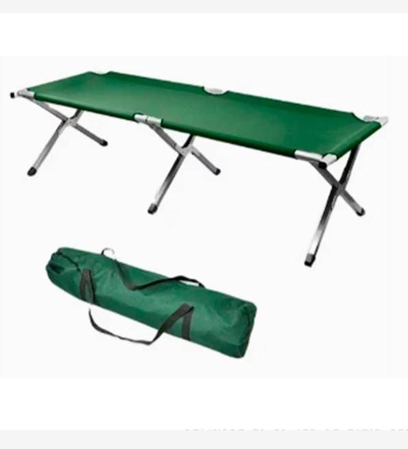Cama de camping plegable de altura ajustable