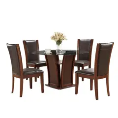 MODELARQ - COMEDOR 4 SILLAS CLAU Negro
