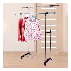 RYBIU IMPORT - Colgador de Ropa Resistente de Color Plomo Y+Papel de Regalo