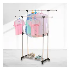 RYBIU IMPORT - Colgador para Prendas en Color Plomo Y+Papel de Regalo