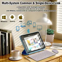 GENERICO - TECLADO INALÁMBRICO CON MOUSE ULTRA DELGADO BLUETOOTH
