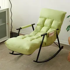 GENERICO - SILLA SILLÓN SOFÁ MECEDORA GAMA ALTA RECLINABLE TERRAZA VERDE