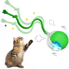 GENERICO - Pelota Interactiva para Gatos con Soga Juguete Inteligente