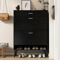 TU MESITA - Zapatera Clásica Indiana color Negro