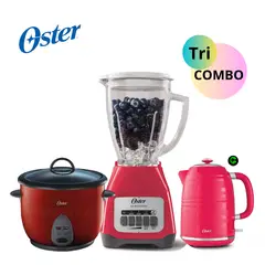 OSTER - TRI-COMBO Olla + Hervidor BVSTKT4177R + Licuadora