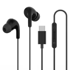 XIAOMI - Audifonos con Cable Tipo C Earphones Manos Libres Negro