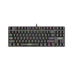 CYBERTEL - Teclado Mecánico Gamer Switch Marrón RGB Alámbrico Explorer