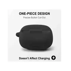 GENERICO - Funda case de silicona para audifonos JBL VIBE BEAM / VIBE 200 negro