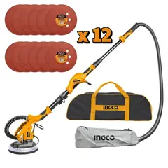 INGCO TOOLS - Lijadora De Pared Drywall Ingco DWS10501 + Set x 12 lijas