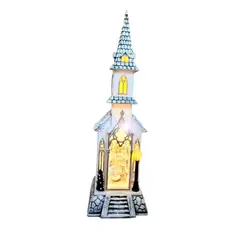 GENERICO - Iglesia de villa navideña - nacimiento