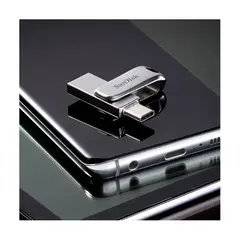 SANDISK - Memoria USB SanDisk de 256GB Luxe USB Tipo-C y Tipo-A - Hasta 400MBs