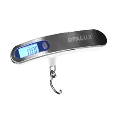 OPALUX - Balanza Digital de Equipaje Pantalla Azul OP-623