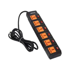 OPALUX - Supresor de Picos 6 Salidas Switch Individual 14-540B