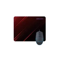 MEGA - Kit Electronico Mouse Wired + Mouse pad Megastar