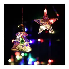 GENERICO - Luces De Navidad Cortina LED Multicolor Con Efectos
