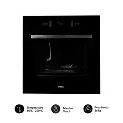 FDV - Horno Empotrable Eléctrico Elite Touch 67 L (Programa Air Fryer)
